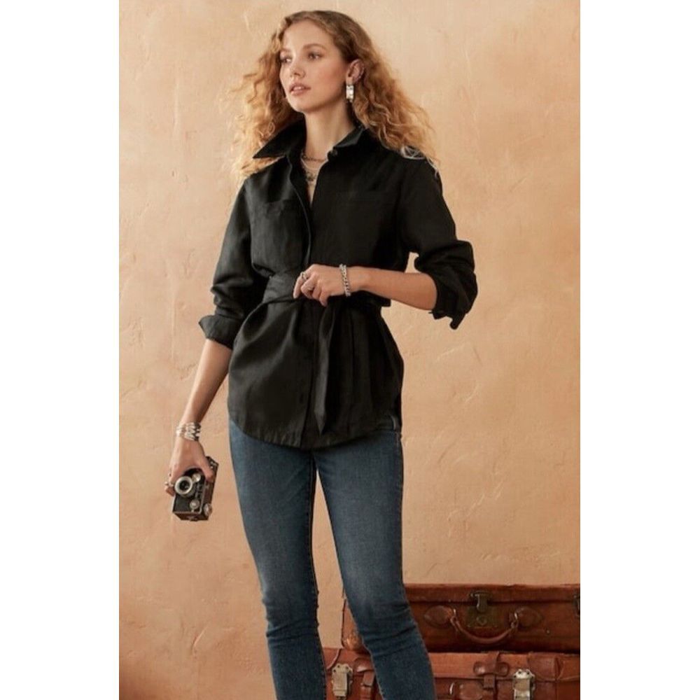 Banana Republic Charcoal Button Down Shirt